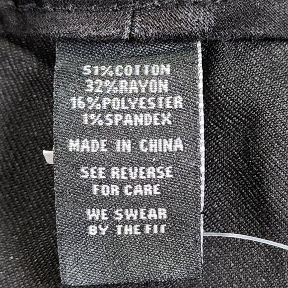 Torrid Black Stretch Denim Jeggings Women’s Size 18XS Skinny Jeans New - Picture 5 of 11